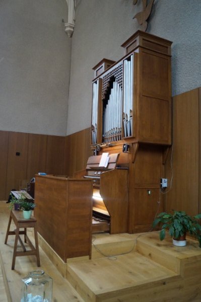 Gent, Protestantse kerk Brabantdam. Aerts & Castrel.