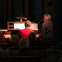 Ingrid Buyl in de basiliek van Lourdes