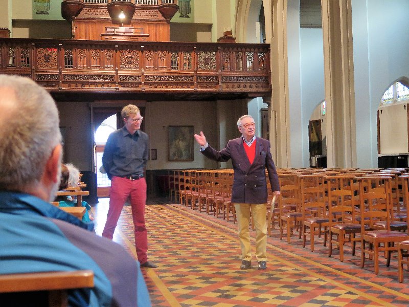 Kevin Hendrickx speelde op het orgel van de kapel van de broeders van Glorieux