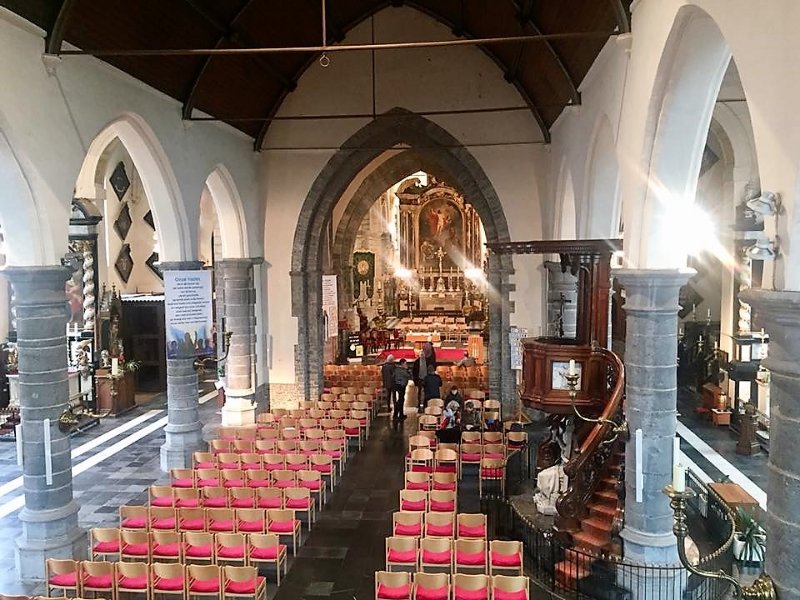 De Sint-Martinuskerk te Ekkergem