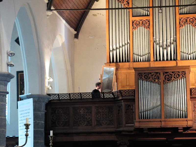 Het orgel van de Sint-Martinuskerk te Ekkergem